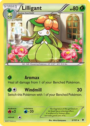 Lilligant 005/101 - Noble Victories Reverse Holofoil