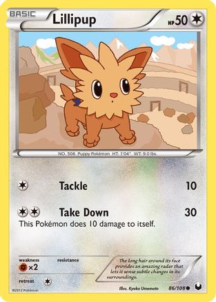 Lillipup 086/108 - Dark Explorers