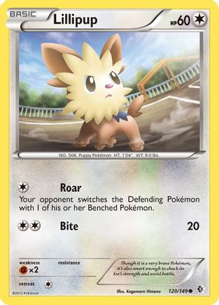 Lillipup 120/149 - Boundaries Crossed Reverse Holofoil