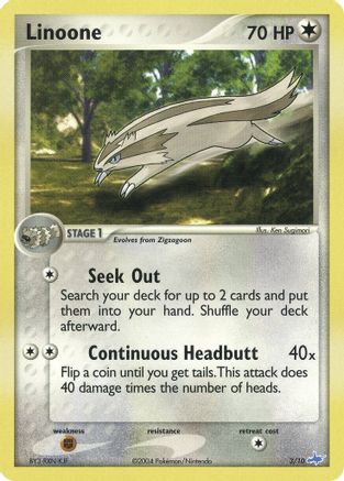 Linoone 003/10 - EX Trainer Kit 1 Latias & Latios