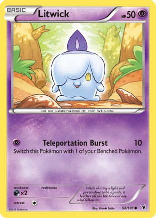 Litwick 058/101 - Noble Victories Reverse Holofoil