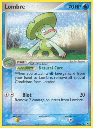 Lombre 034/107 - Deoxys - Reverse Holofoil