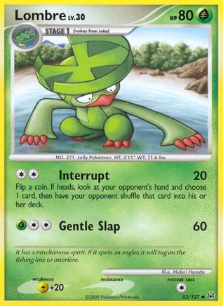 Lombre 052/127 - Platinum Reverse Holofoil