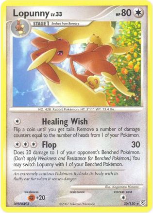 Lopunny 030/130 - Diamond and Pearl