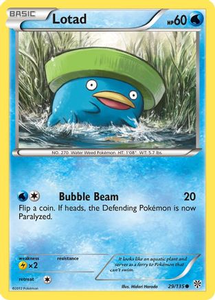 Lotad 029/135 - Plasma Storm Reverse Holofoil