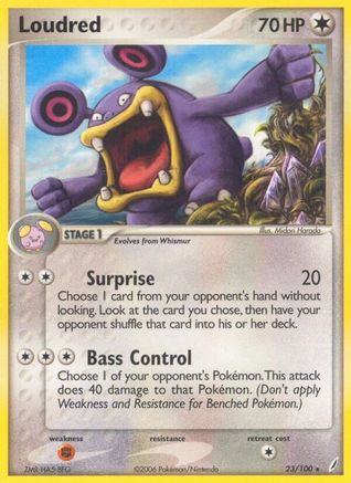 Loudred 023/100 - Crystal Guardians