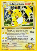 Lt. Surge's Raichu 011/132 - Gym Challenge