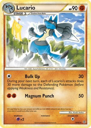 Lucario 019/95 - Unleashed Reverse Holofoil