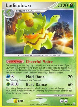 Ludicolo 034/127 - Platinum Reverse Holofoil