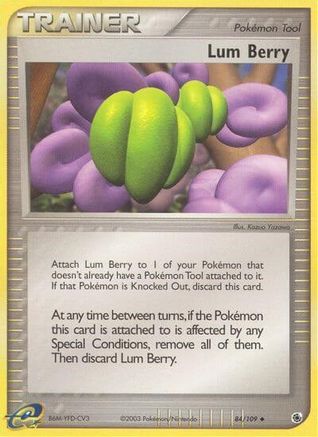 Lum Berry 084/109 - Ruby and Sapphire Reverse Holofoil