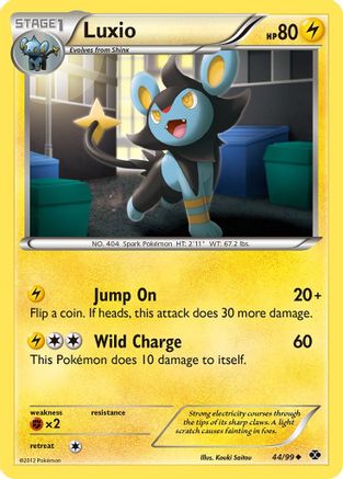 Luxio 044/99 - Next Destinies Reverse Holofoil