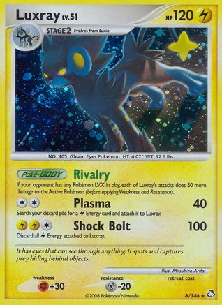 Luxray 008/146 - Legends Awakened Reverse Holofoil