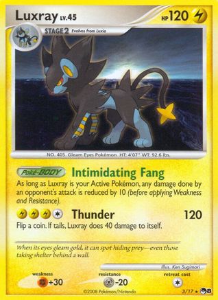 Luxray 003/17 - POP Series 8 Holofoil