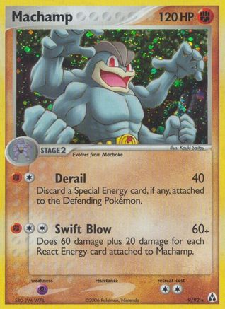 Machamp 009/92 - Legend Maker Reverse Holofoil