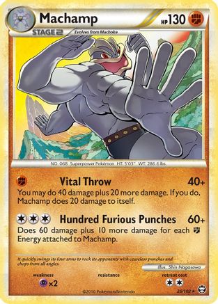 Machamp 026/102 - Triumphant Reverse Holofoil