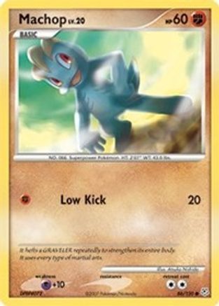 Machop 086/130 - Diamond and Pearl Reverse Holofoil