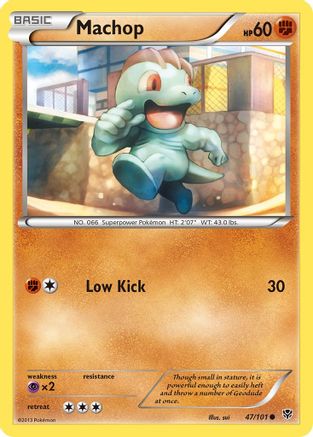 Machop 047/101 - Plasma Blast Reverse Holofoil