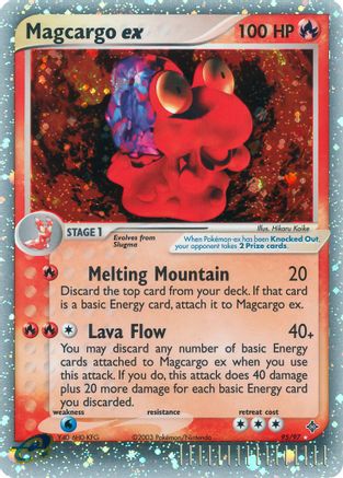 Magcargo ex 095/97 - Dragon Holofoil