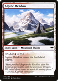 Alpine Meadow (KHM-248) - Kaldheim: (snow)