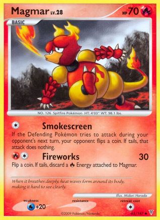 Magmar 065/147 - Supreme Victors Reverse Holofoil