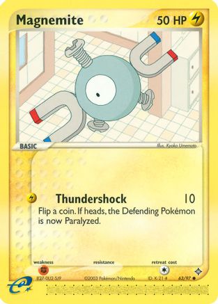 Magnemite 063/97 - Dragon Reverse Holofoil