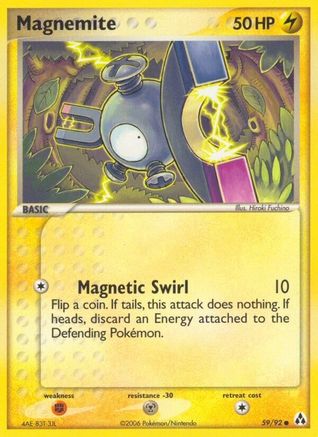 Magnemite 059/92 - Legend Maker Reverse Holofoil
