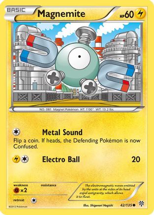 Magnemite 042/135 - Plasma Storm Reverse Holofoil