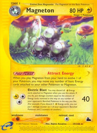 Magneton 019/144 - Skyridge Reverse Holofoil