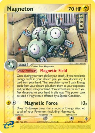 Magneton 017/97 - Dragon Reverse Holofoil