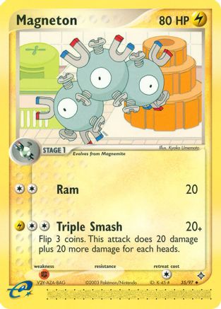 Magneton 035/97 - Dragon Reverse Holofoil