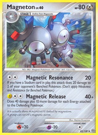 Magneton 042/100 - Stormfront Reverse Holofoil