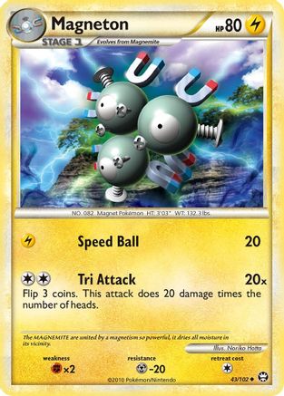 Magneton 043/102 - Triumphant Reverse Holofoil
