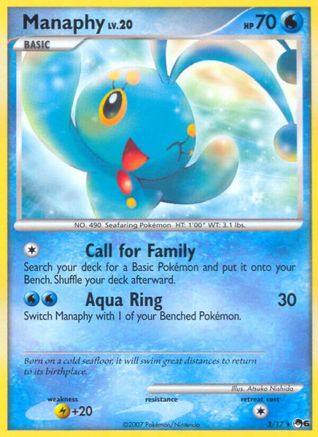 Manaphy 003/017 - POP Series 6 Holofoil
