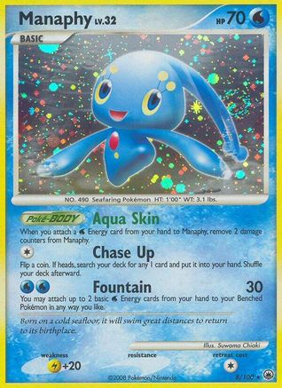 Manaphy 008/100 - Majestic Dawn Holofoil