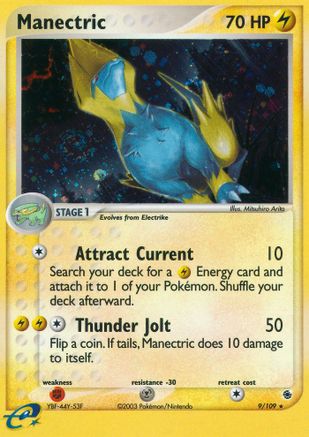 Manectric 009/109 - Ruby and Sapphire Holofoil