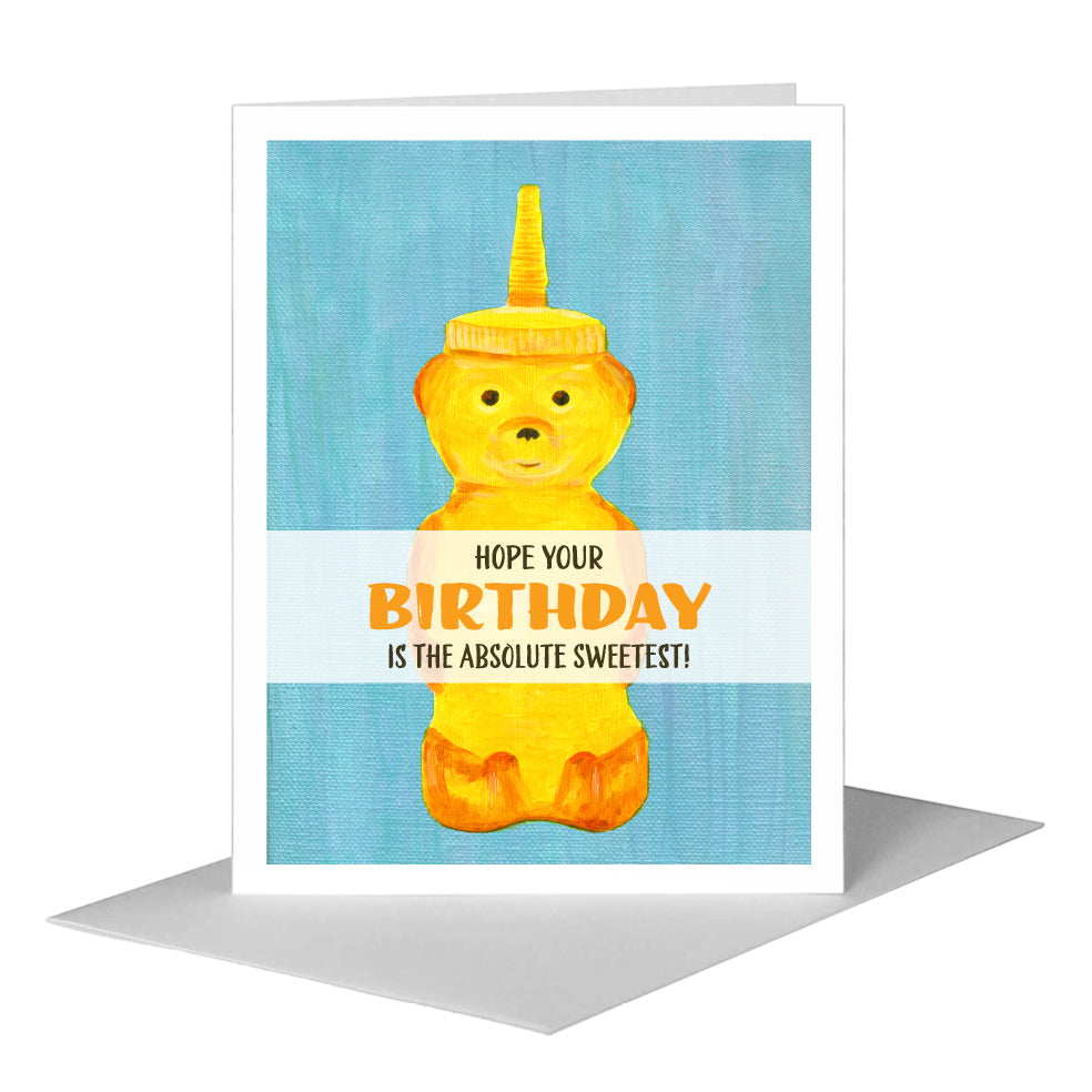 Honey Bear, Greeting Card (#8717B)