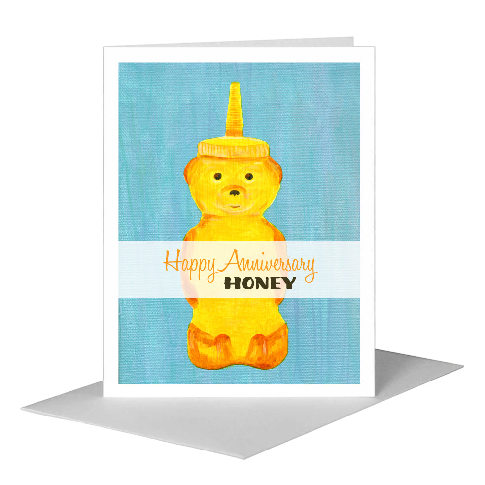 Honey Bear, Greeting Card (#8717C)