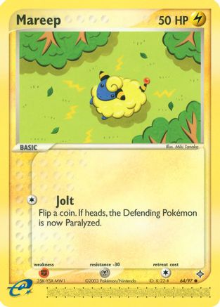 Mareep 064/97 - Dragon Reverse Holofoil