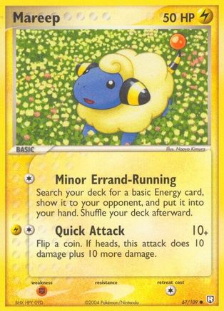 Mareep 067/109 - Team Rocket Returns Reverse Holofoil