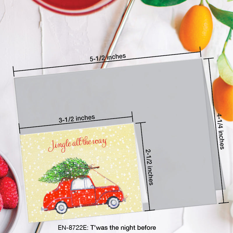 T'was the night before, Greeting Card (#8722E)