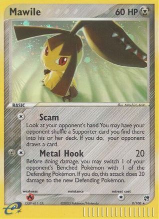 Mawile 009/100 - Sandstorm Holofoil