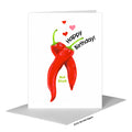 Hot Chili Peppers, Greeting Card (#8727C)