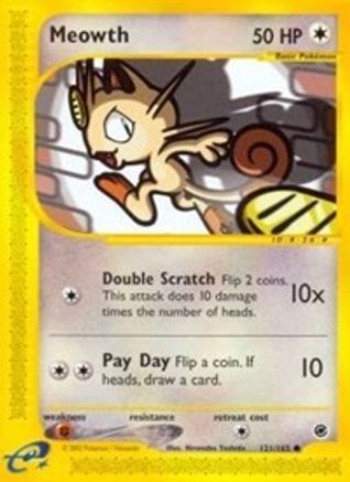 Meowth 121/165 - Expedition