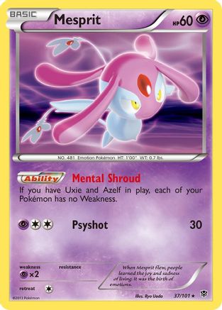 Mesprit 037/101 - Plasma Blast Holofoil