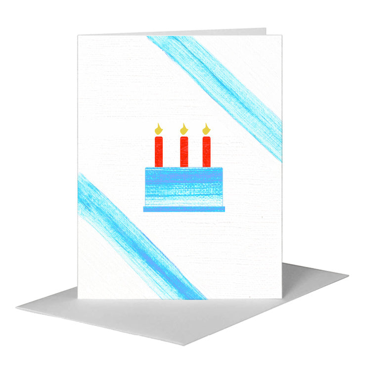Flag of Chicago, Greeting Card (#8736DA)