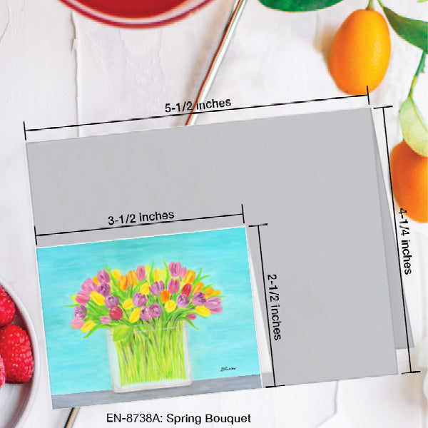 Spring Bouquet, Greeting Card (#8738A)