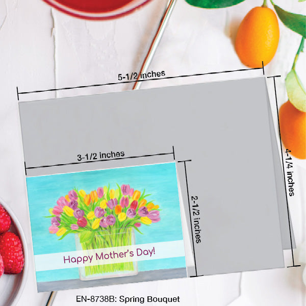 Spring Bouquet, Greeting Card (#8738B)