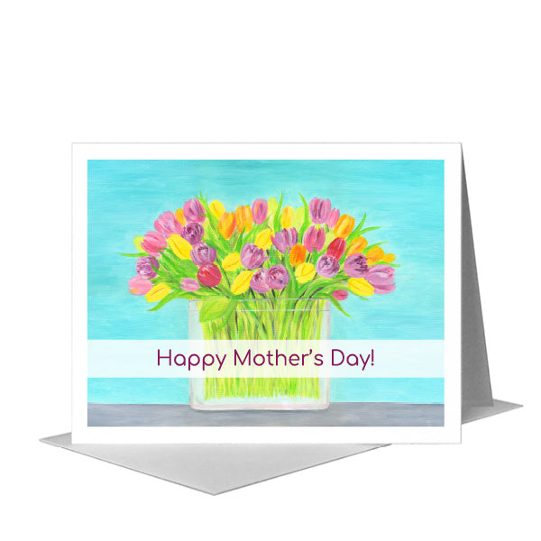 Spring Bouquet, Greeting Card (#8738B)