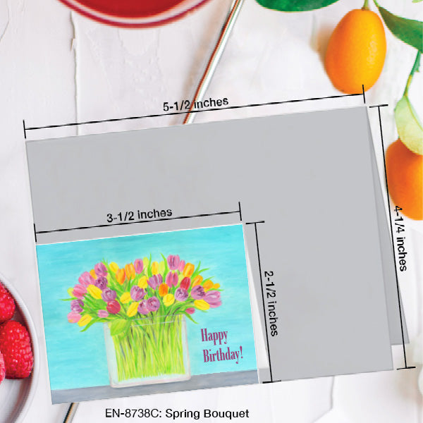 Spring Bouquet, Greeting Card (#8738C)