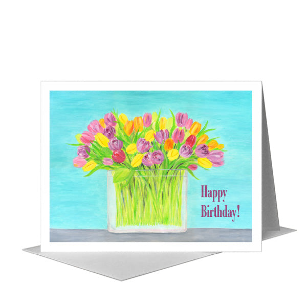 Spring Bouquet, Greeting Card (#8738C)